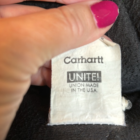 Carhartt FLANNEL LINED ACTIVE JAC VTG made USA DUCK 3 WARMEST RATING MEN XL Tall - Picture 5 of 13